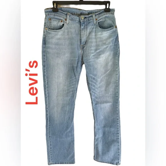 Levi’s-Men’s 33x34 jeans. 527 slim bootcut. Light wash. Good preowned condition! - Picture 3 of 13